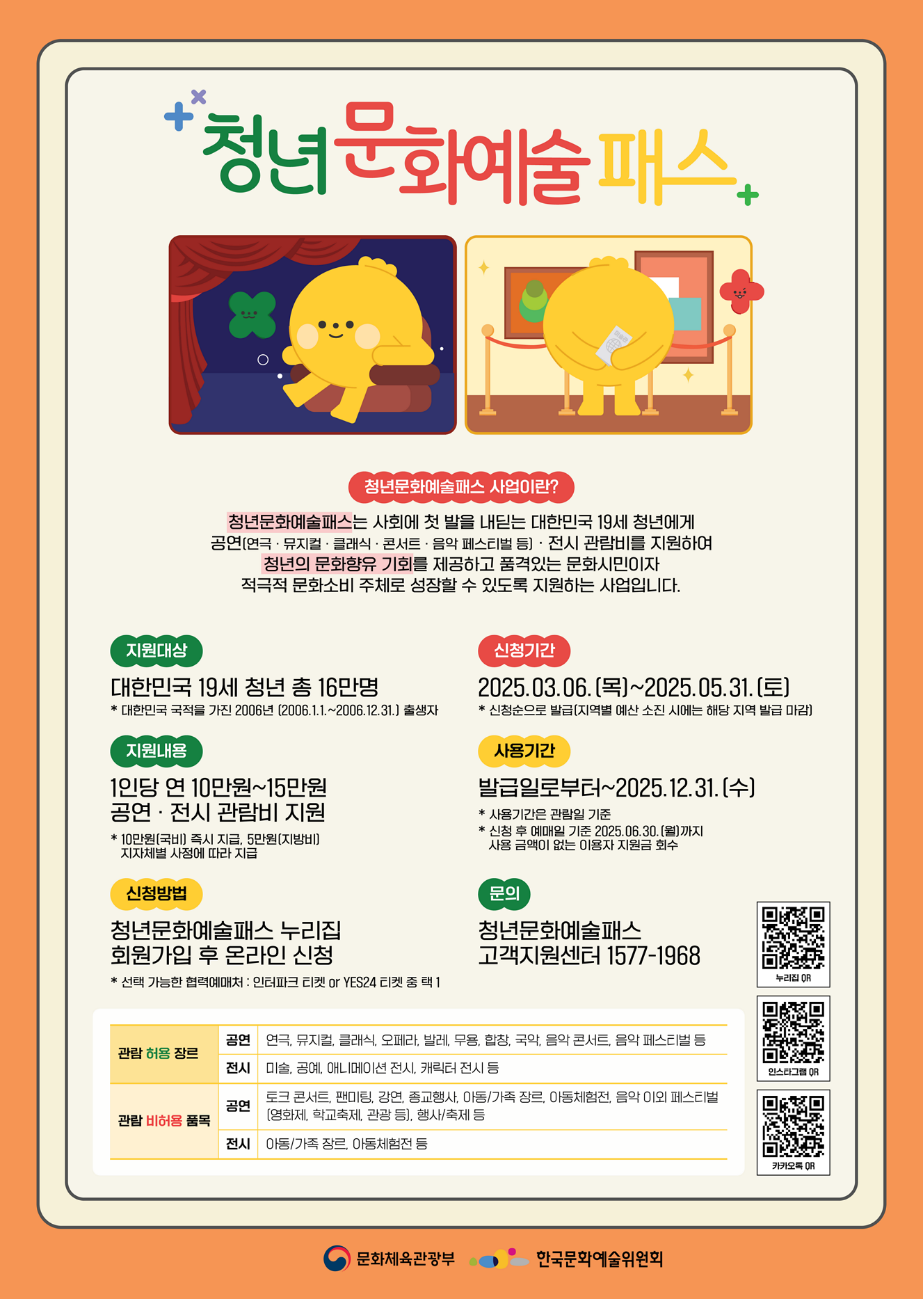 2025 청년 문화예술패스 내용1