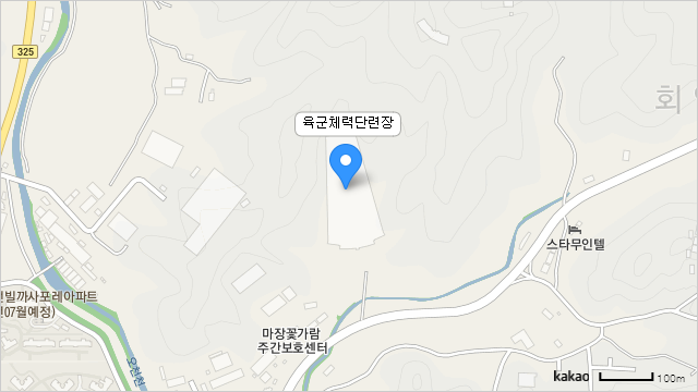 사자대 육군체력단련장 위치 